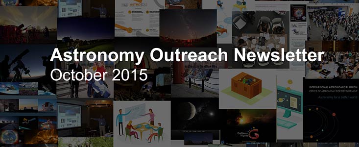 Astronomy Outreach Newsletter #14 (October 2015 #1)