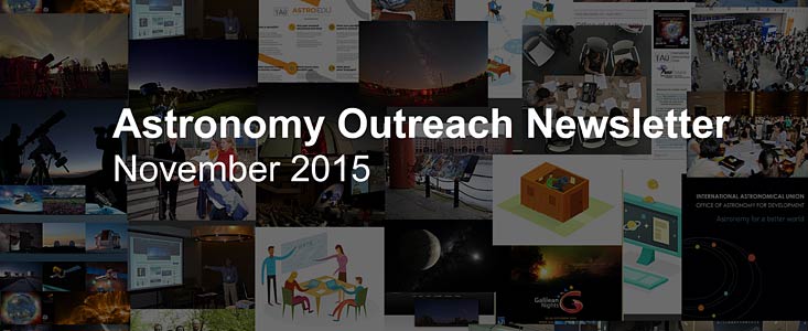 Astronomy Outreach Newsletter #16 (November 2015 #1)