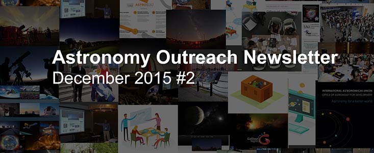 Astronomy Outreach Newsletter #19 (December 2015 #2)