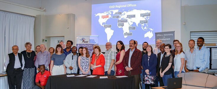 The formation of the North American Regional Office of Astronomy for Development
