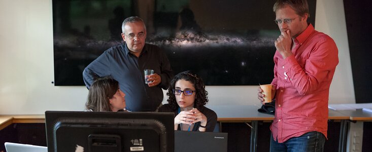 Group work at the ESO/Opticon Data Reduction School
