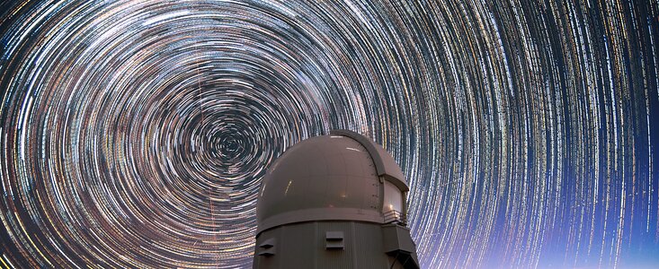 Stars and satellites over SOAR