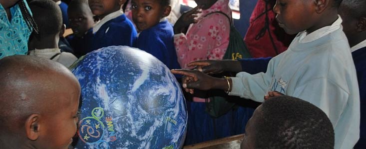 Universe Awareness activity in Tanzania