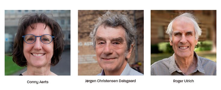 2022 Kavli Prize in Astrophysics recipients Conny Aerts, Jørgen Christensen-Dalsgaard and Roger Ulrich