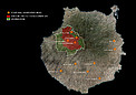 Map of Risco Caído and the Sacred Mountains of Gran Canaria
