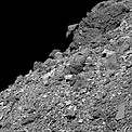 Bird-like boulder on Bennu
