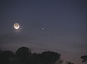 Moon-Mercury-Pleiades Conjunction