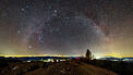 Warm Winter Night Over Spiš Region