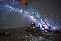 Enjoying a simulated night sky