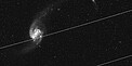 Satellites passing through a telescope’s field of view