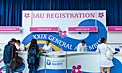 Registration area at the IAU XXIX General Assembly