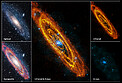 Multiwavelength images of the Andromeda Galaxy (M31)